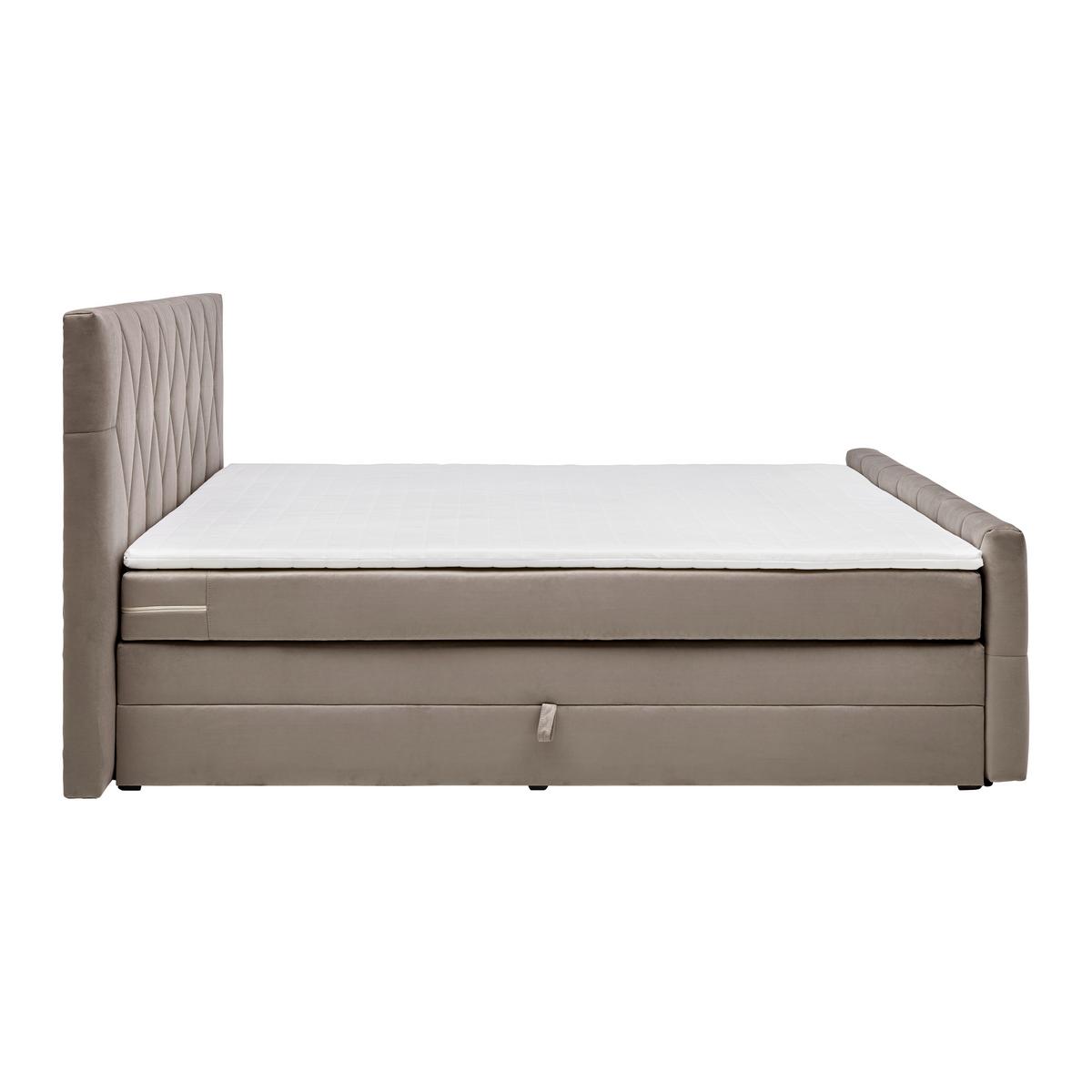 Boxspring Ágy Josie B 180/200cm - bézs, Konventionell, műanyag/faalapú anyag (180/200cm) - Based