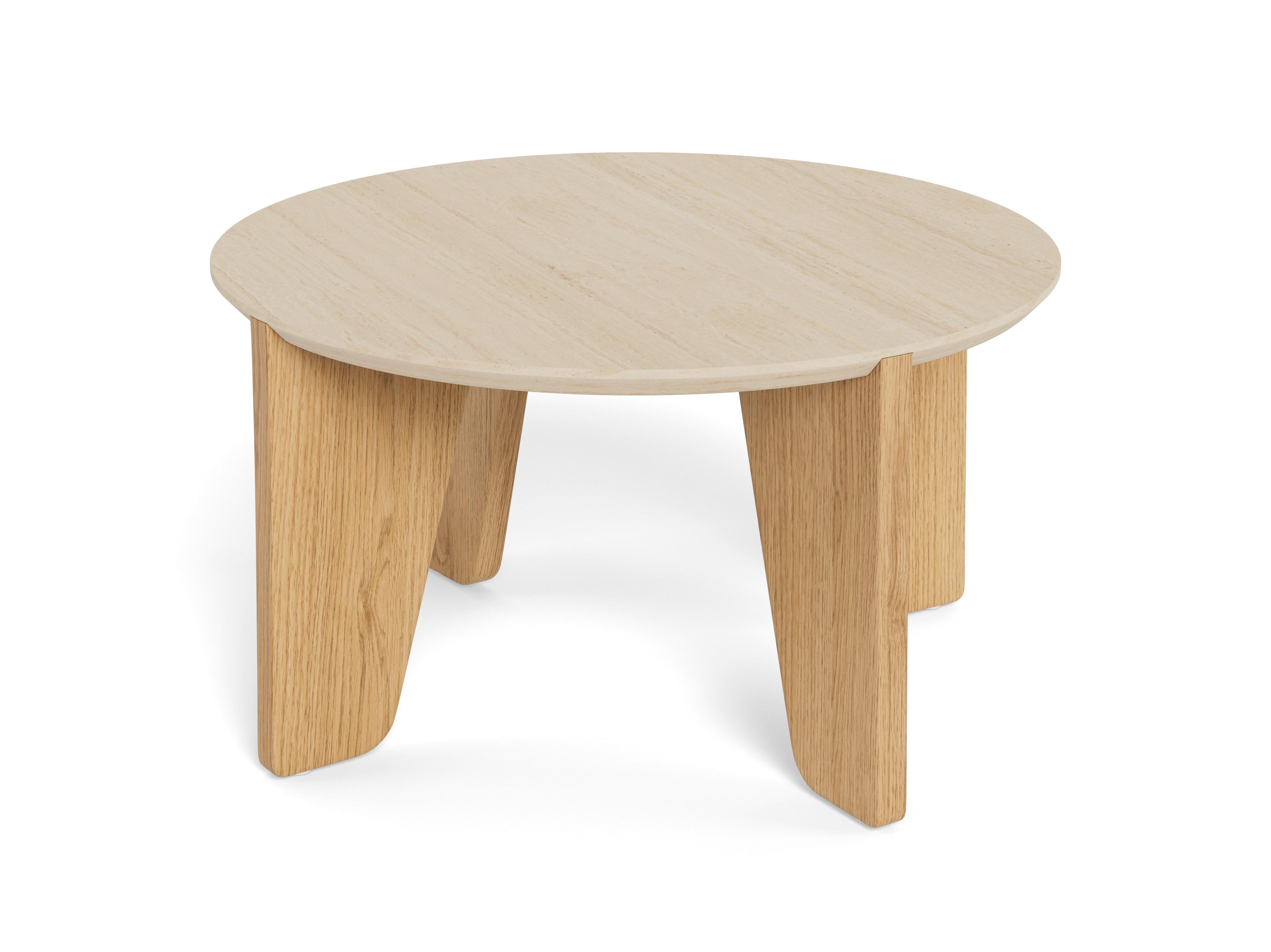 Couchtisch Dockland Beige/Wildeiche L: 80cm - Wildeiche/Beige, Design, Holzwerkstoff (80/80/45cm) - MID.YOU
