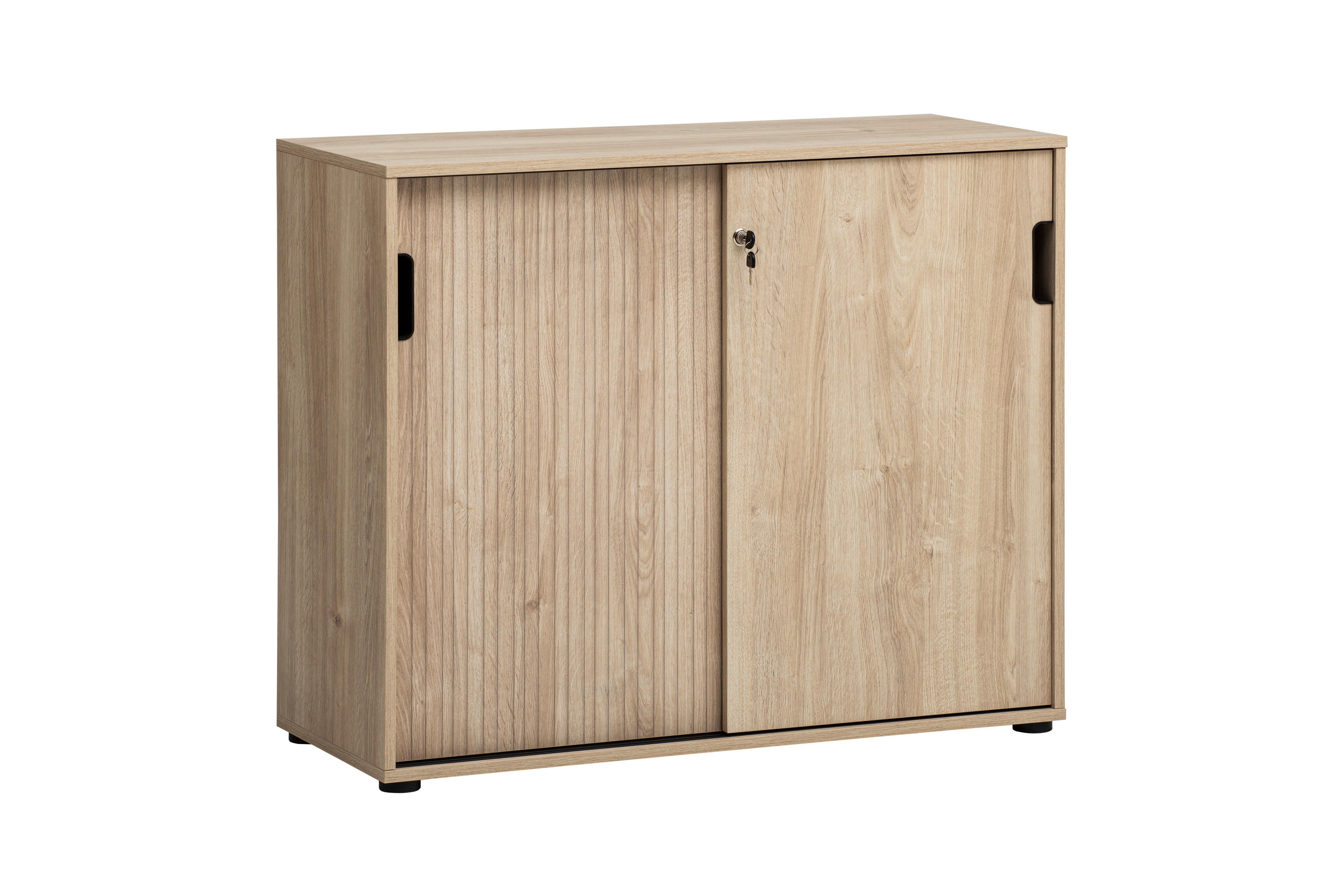Aktenschrank Emmik Eiche Dekor B: 100,1cm - Eichefarben, MODERN, Holzwerkstoff (100,1/83,6/41cm) - MID.YOU