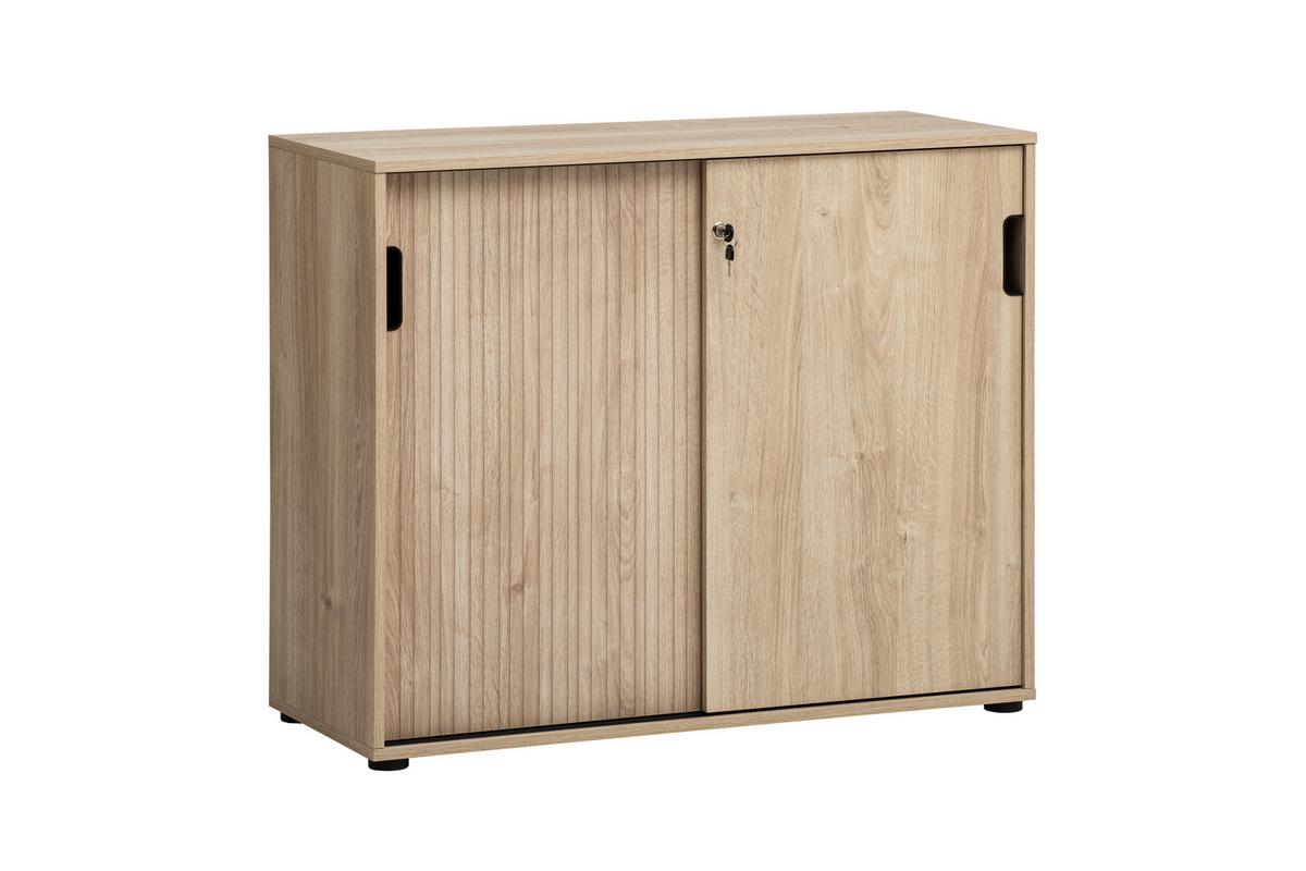 Aktenschrank Emmik Eiche Dekor B: 100,1cm - Eichefarben, MODERN, Holzwerkstoff (100,1/83,6/41cm) - MID.YOU