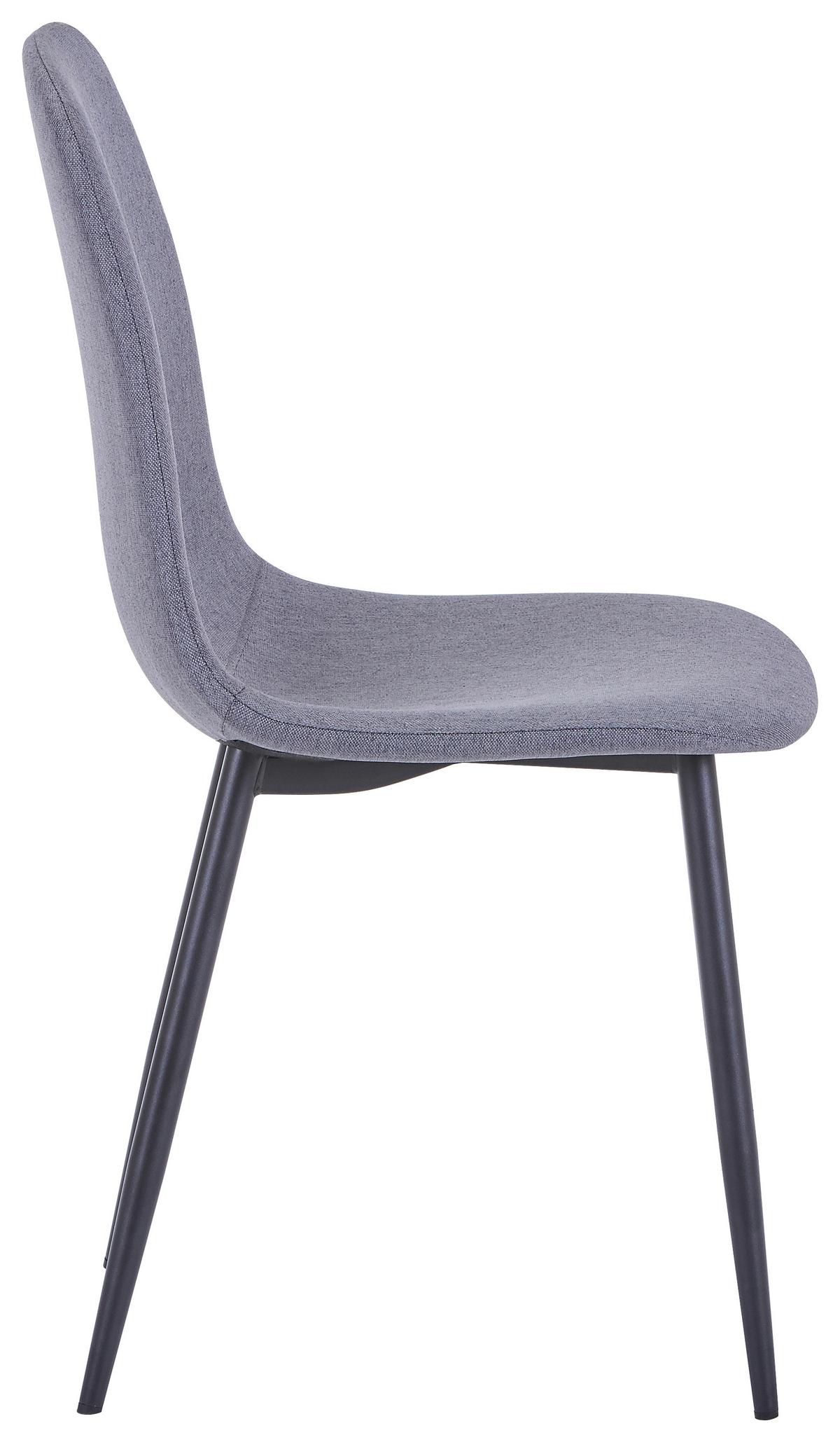 ŽIDLE DANA - černá/tmavě šedá, Lifestyle, kov/textil (44/87/54cm) - Mömax