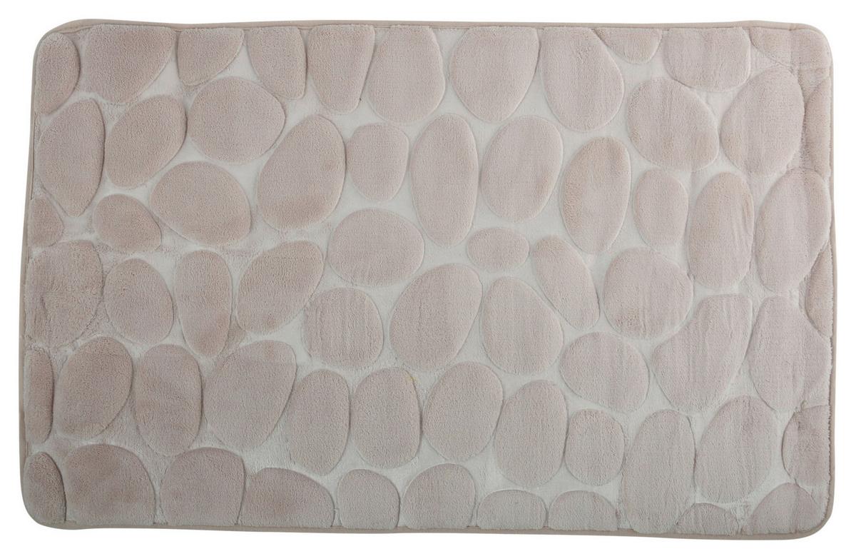 Badteppich Beige 50/80 Cm - Beige, KONVENTIONELL (50/80cm) - Spirella