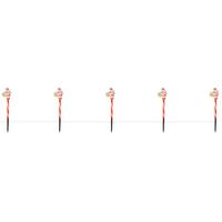 LED-DEKOLEUCHTE SANTA, 5STK PACK - Rot/Schwarz, Basics, Kunststoff (42cm) - James Wood