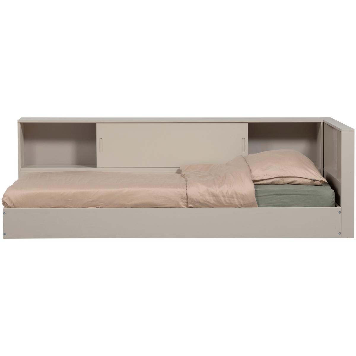 BODENBETT. Carter Grau 90x200cm - Grau, Basics, Holz (90/200cm) - MID.YOU