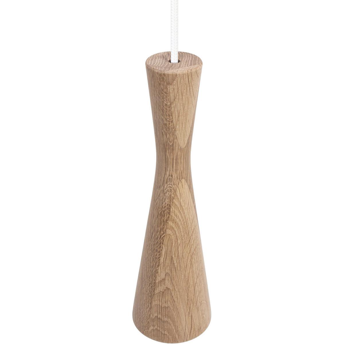 Hängeleuchte 8510145 Vegas - Eichefarben/Weiß, Natur, Holz (10/90-140cm)