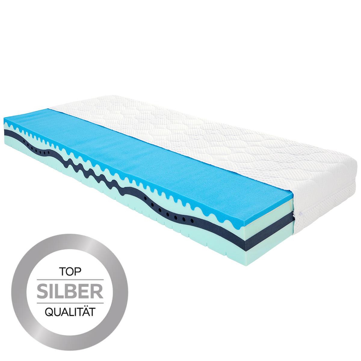 Komfortschaummatratze WELLNOVA 90x200cm fest - Weiß, Textil (90/200cm) - Primatex