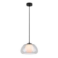 ZÁVĚSNÉ SVÍTIDLO ELOWEN - bílá/černá, Moderní, kov/plast (25/150cm)