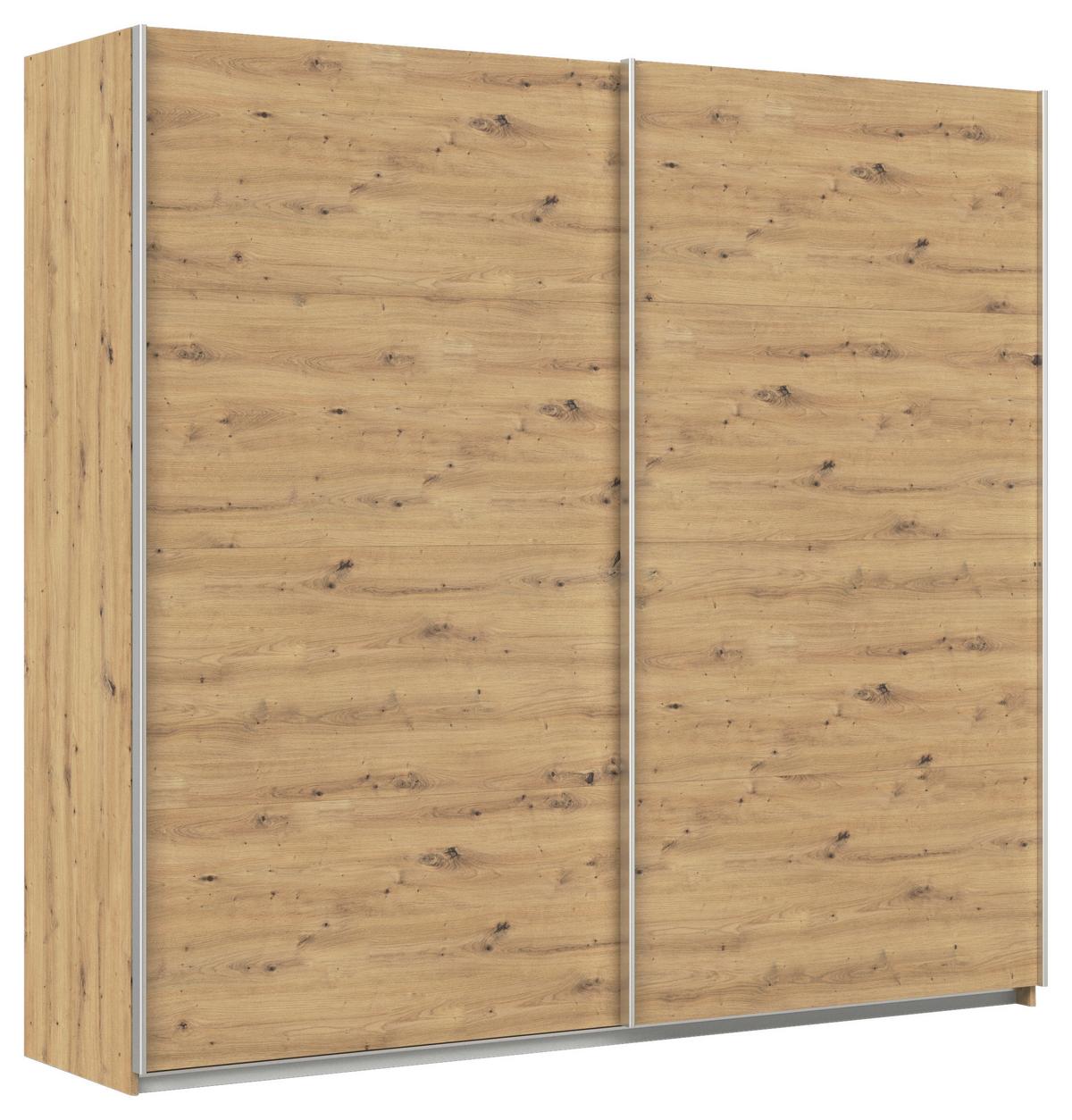 Schwebetürenschrank B: 225cm Feldkirch Eiche Dekor - Eiche Artisan, MODERN, Holzwerkstoff (225/210/62cm)