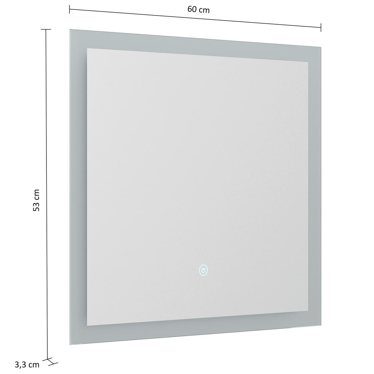 BADEZIMMER Limes, Graphitfarben B: 60 cm - Graphitfarben/Weiß, Basics, Keramik/Holzwerkstoff (60/60/46cm) - MID.YOU