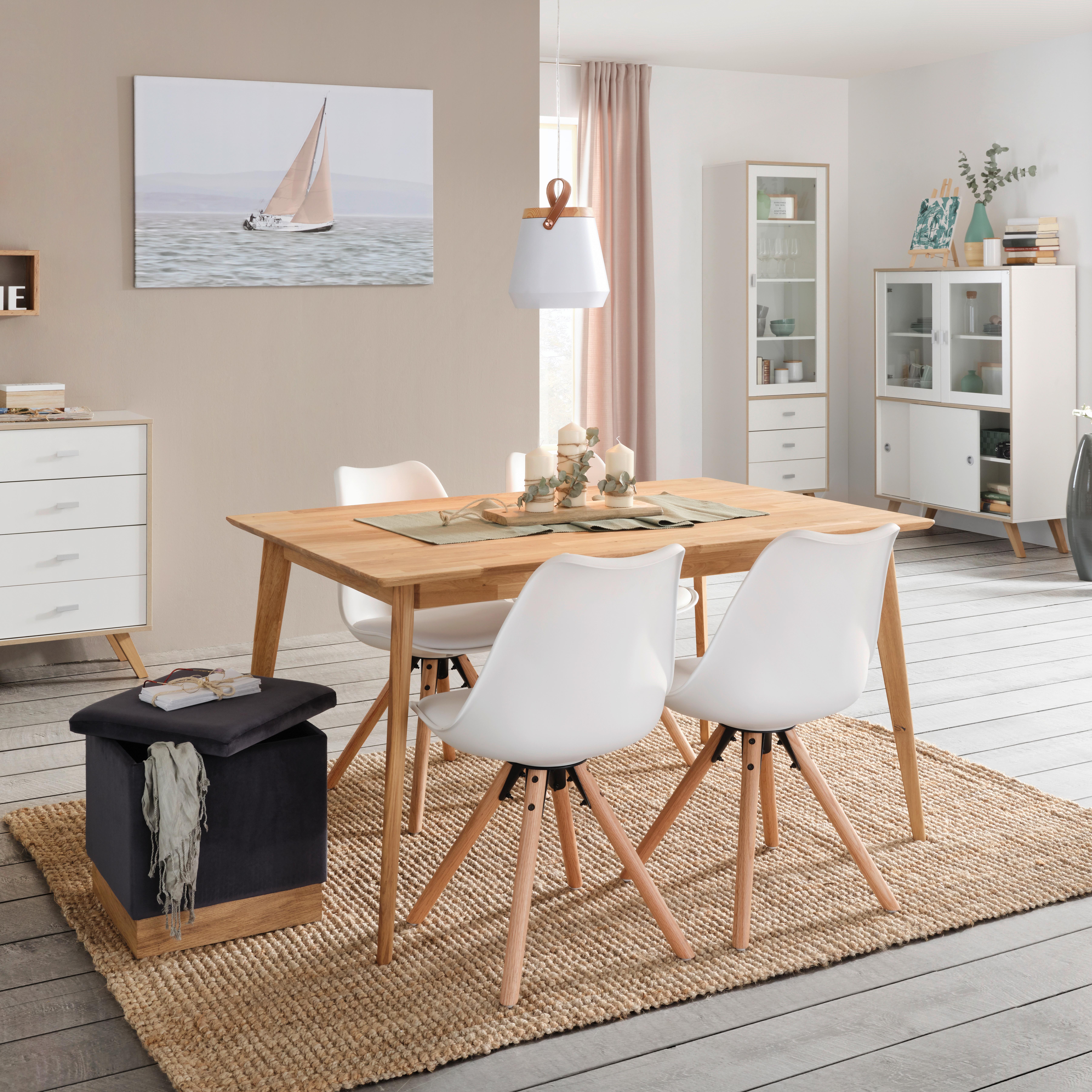 JÍDELNÍ STŮL Rita, 120x80 cm, divý dub - barvy dubu, Konvenční, dřevo (120/75/80cm) - Zandiara