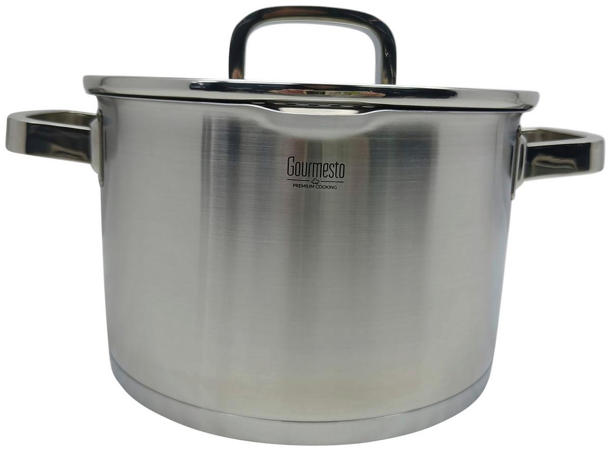 Hrnec 2,9L - čiré/barvy nerez oceli, Konvenční, kov/sklo (20/9,5cm) - Gourmesto