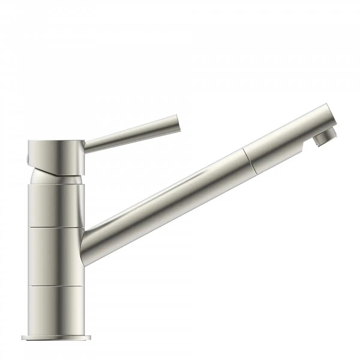 Küchenarmatur Cornwall Edelstahl Schwenkbar Hochdruck - Edelstahlfarben, Trend, Kunststoff/Metall (5,5/16,0/18,0cm) - Schütte