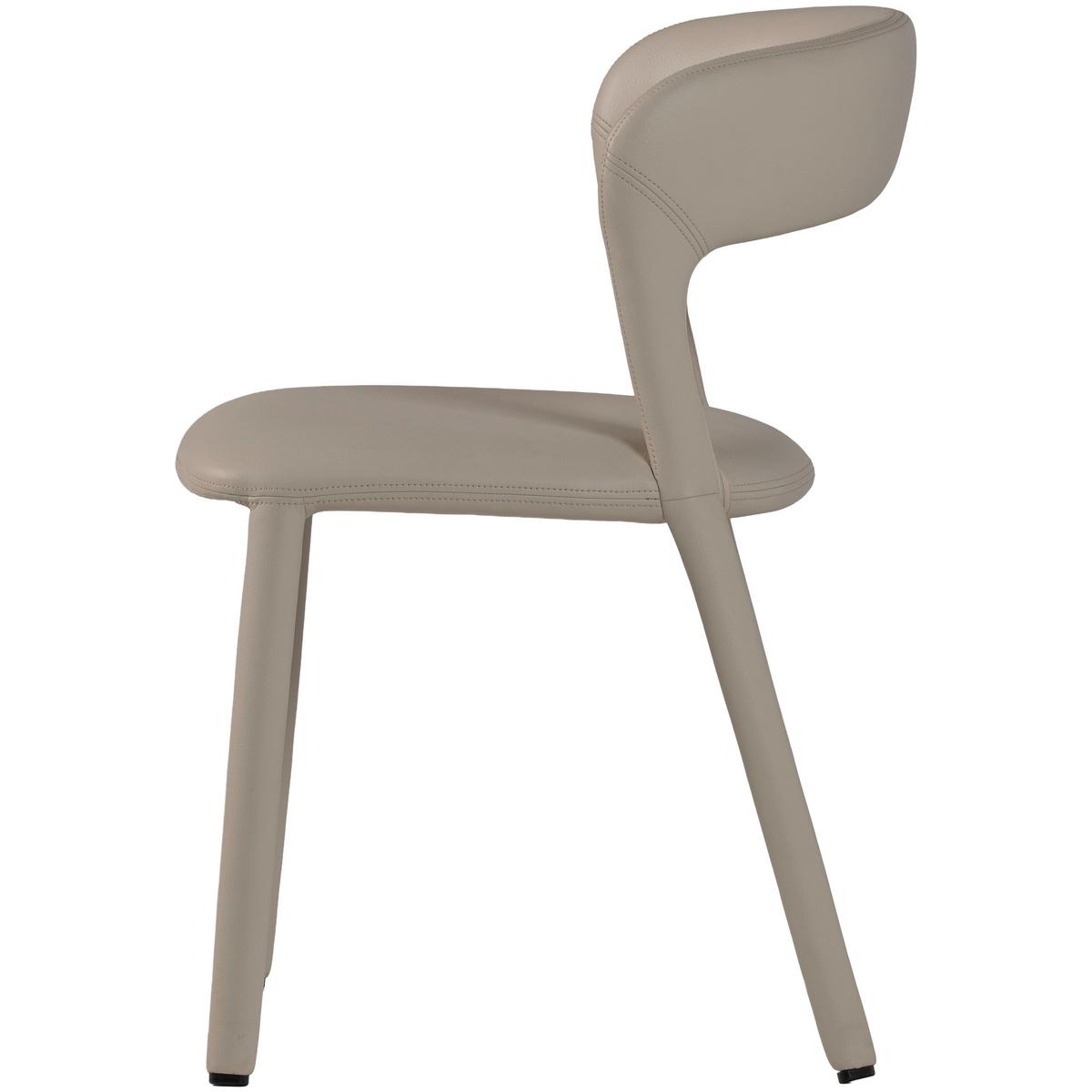 Stuhl-Set Noble Beige B: 51cm - Beige, MODERN, Kunststoff/Textil (51/76/56cm) - Livetastic