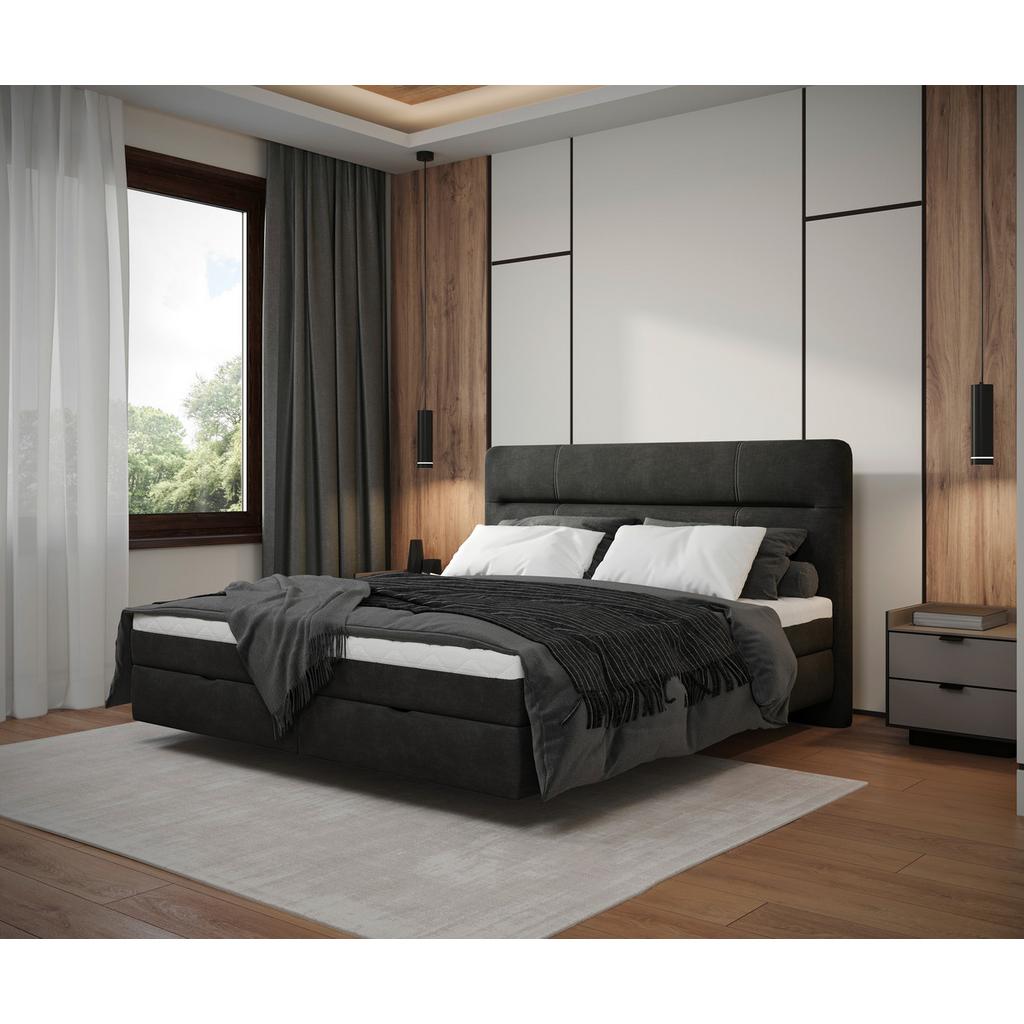 BOXBETT Adriano 160x200 cm Anthrazit