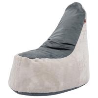 Sitzsack Golden Dream Beige/Grau Indoor - Beige, Basics, Textil (45/110/90cm) - Ondega