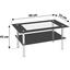 Couchtisch Glas mit Ablagefach Star, Schwarz - Schwarz, MODERN, Glas/Metall (90/45/55cm) Couchtisch Glas mit Ablagefach Star, Schwarz - Schwarz, MODERN, Glas/Metall (90/45/55cm)