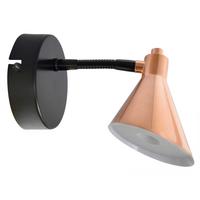 Led-wandleuchte Copper, 1-Flammig, Kupferfarben - Kupferfarben, Basics, Metall (13,5cm) - Näve