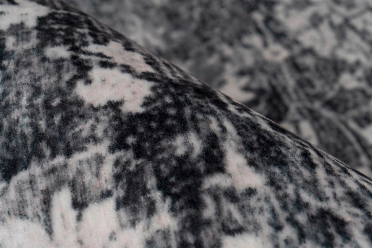 Flachwebteppich Grau Saphira 120x170 cm - Grau, KONVENTIONELL, Textil (120/170cm) - Kayoom