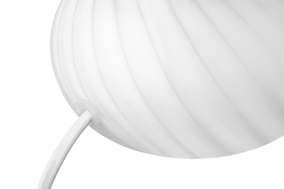 Tischleuchte Damira - Weiß, Basics, Glas (14,5/18,5cm) - James Wood