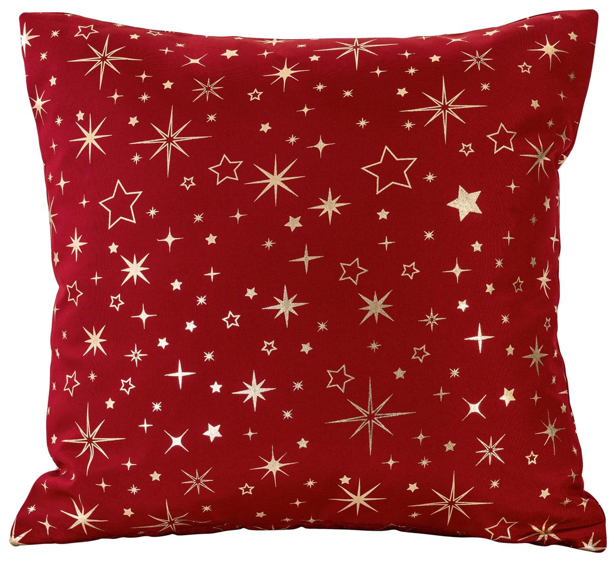 Díszpárna Kb. 45/45cm - aranyszínű/világospiros, Romantik / Landhaus, textil (45/45cm) - James Wood