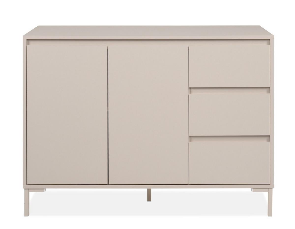 Kommode Korsika Kaschmir B: 120cm - Kaschmir, Design, Holzwerkstoff (120/87/40cm) - MID.YOU