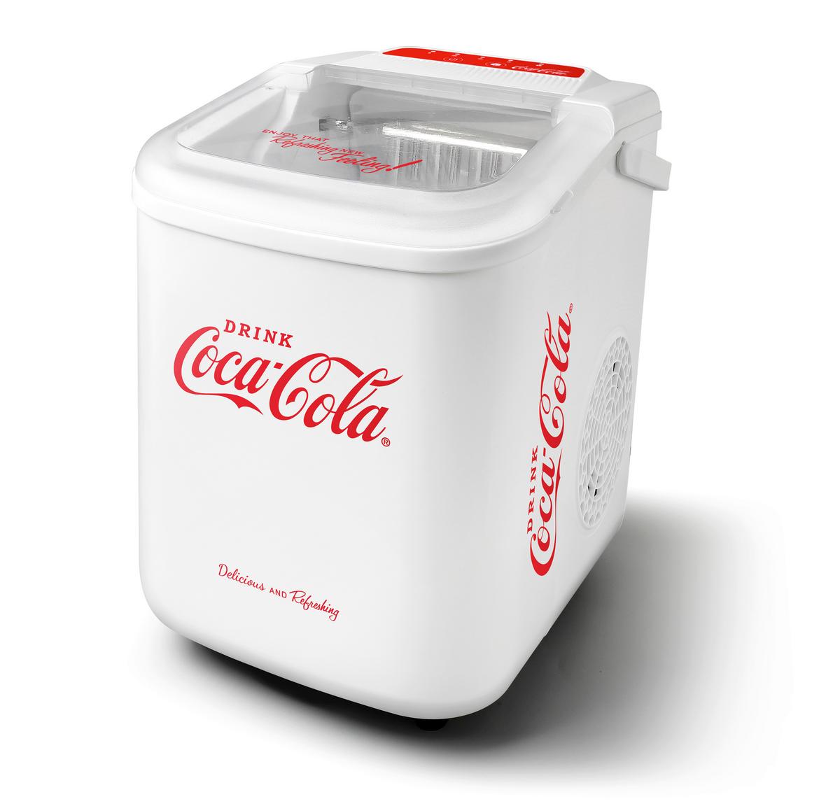 EISWÜRFELMASCHINE SEB-28CC - Rot/Weiß, Basics, Kunststoff (22.2/29.4/29cm) - Coca Cola