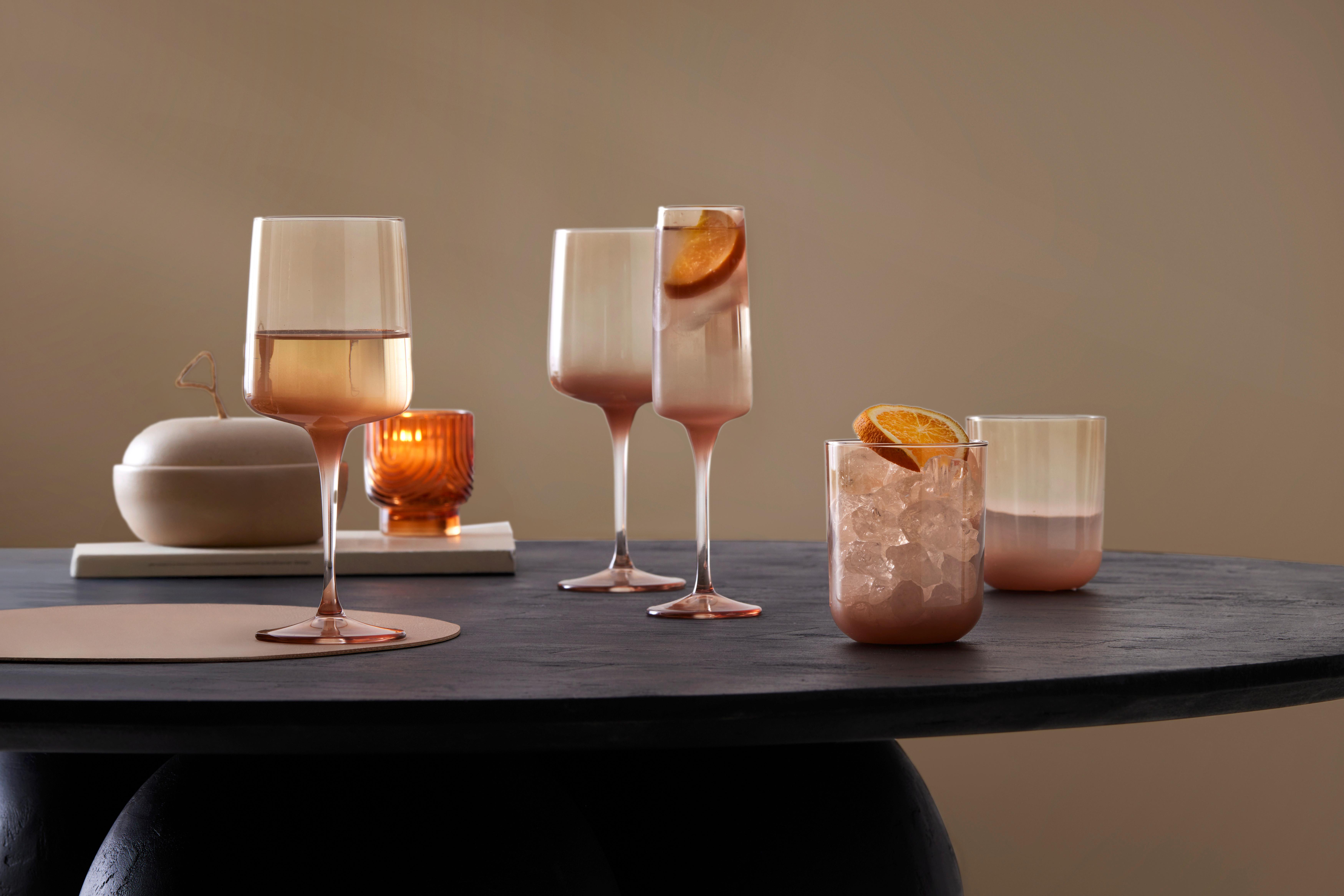 Sklenice na sekt 190ml - mokka, Moderní, sklo (6,2/21,7cm) - Mömax
