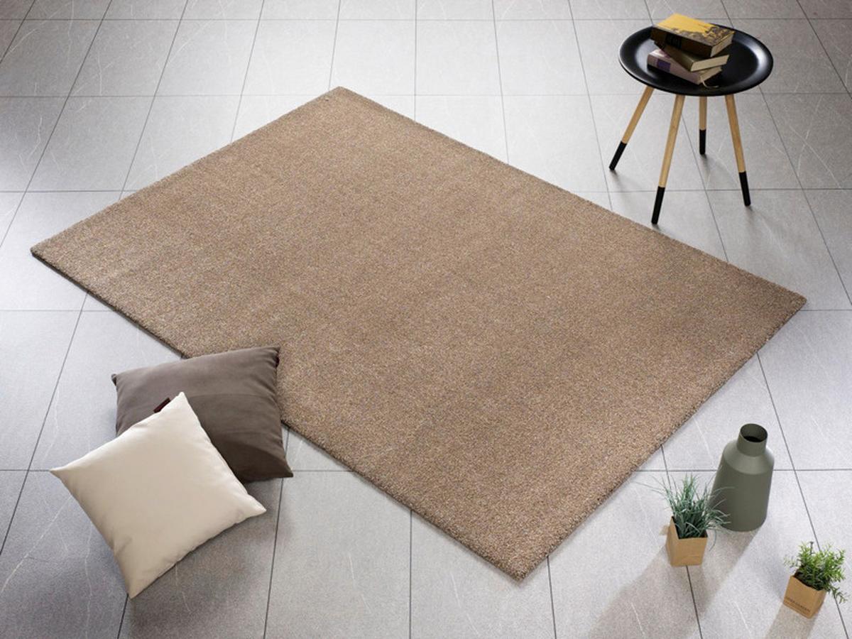 Webteppich Louvre Melange Hellbraun 80x150 Cm - Hellbraun, Basics, Textil (80/150cm) - Novel