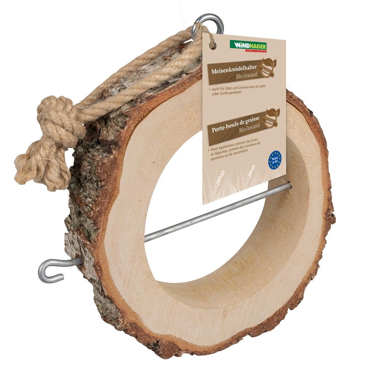 Meisenknödelhalter Dxh: 20x4 Cm - Birkefarben, Basics, Holz (20/4cm) - Windhager