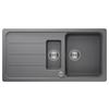 Spüle Austin Grau B: 100 cm - Grau, Design, Stein (100/20/50cm) - Respekta