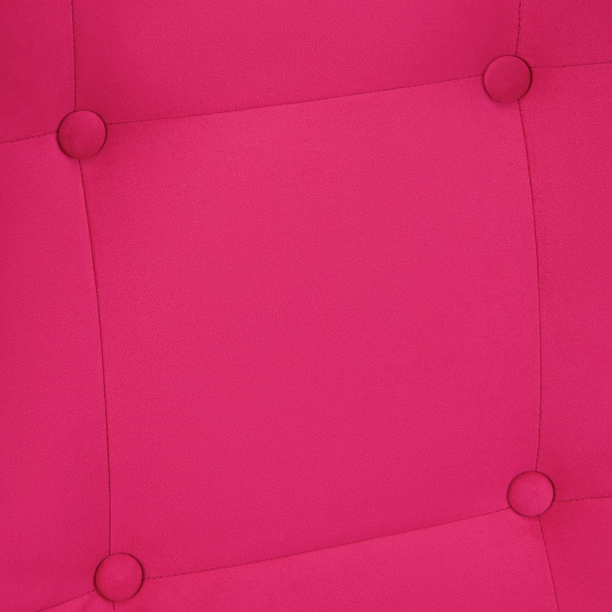 Kreslo OSKAR, ružový velúr - pink/čierna, drevo/kompozitné drevo (78/102/98cm) - Mömax