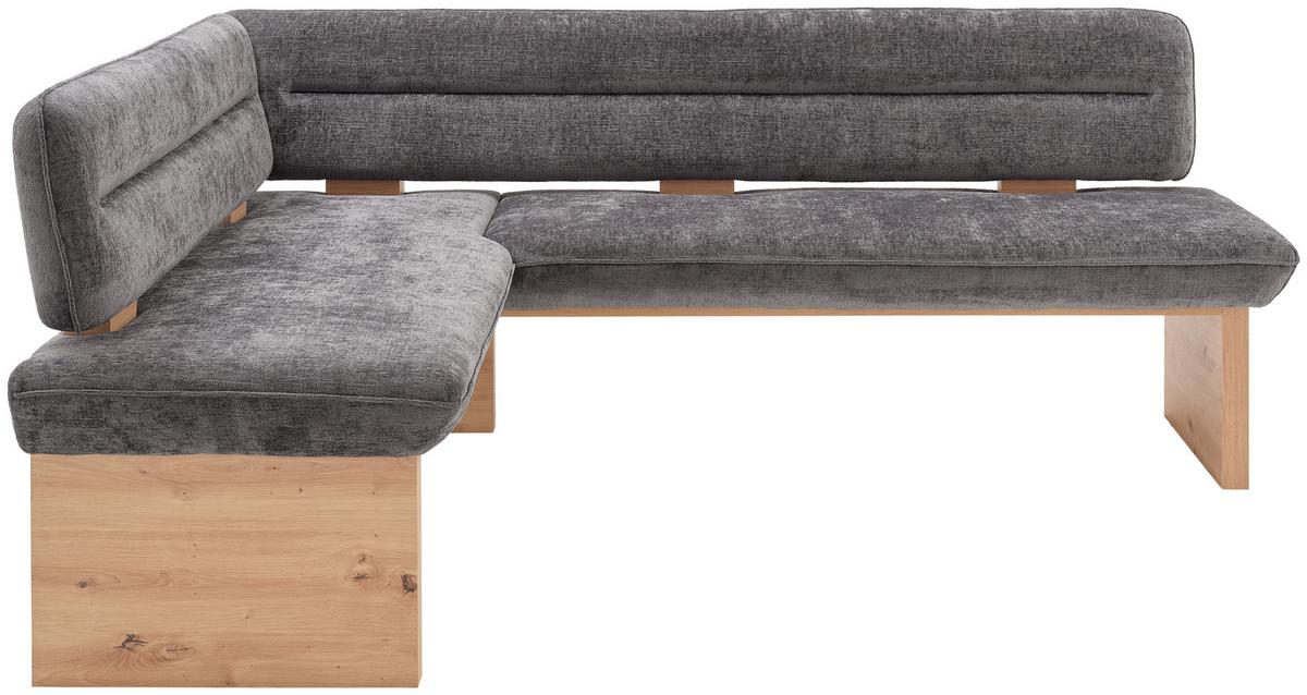 Eckbank Anthrazit Beluna Ii 170x212 Cm - Eichefarben/Anthrazit, KONVENTIONELL, Holz/Textil (170/212cm) - James Wood
