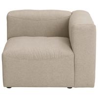 Eckelement Lena Creme Flachgewebe - Creme, Design, Textil (100/73/100cm) - Max Winzer