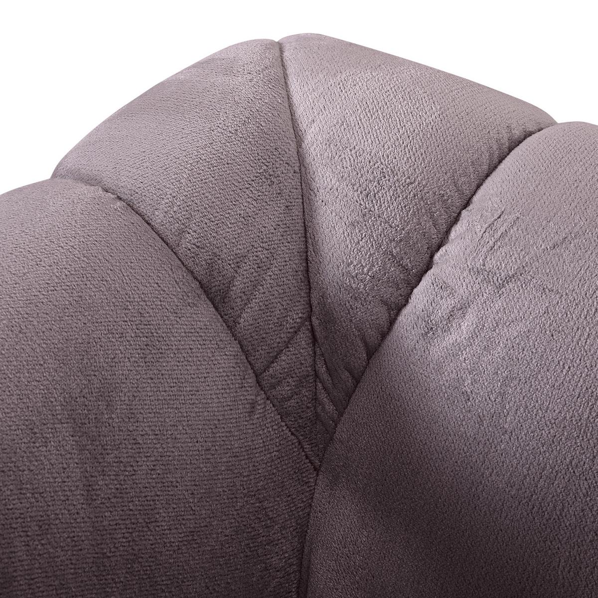 Bigsofa Sabea Grau B: 220 Cm - Schwarz/Grau, KONVENTIONELL, Textil (220/67/106cm) - MID.YOU