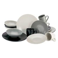 Kombiservice 25831 Manhattan - Taupe/Creme, Basics, Keramik - Creatable
