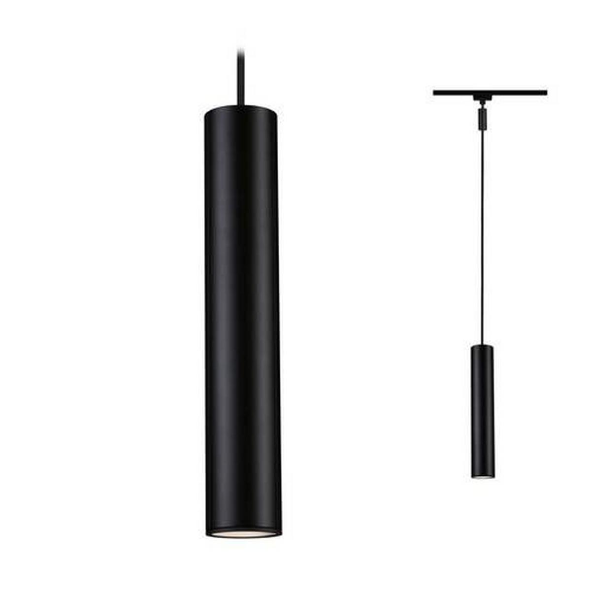 Schienensystem Urail Hängeleuchte 96818 - Schwarz, Basics, Metall (6,5/38,3cm) - Paulmann