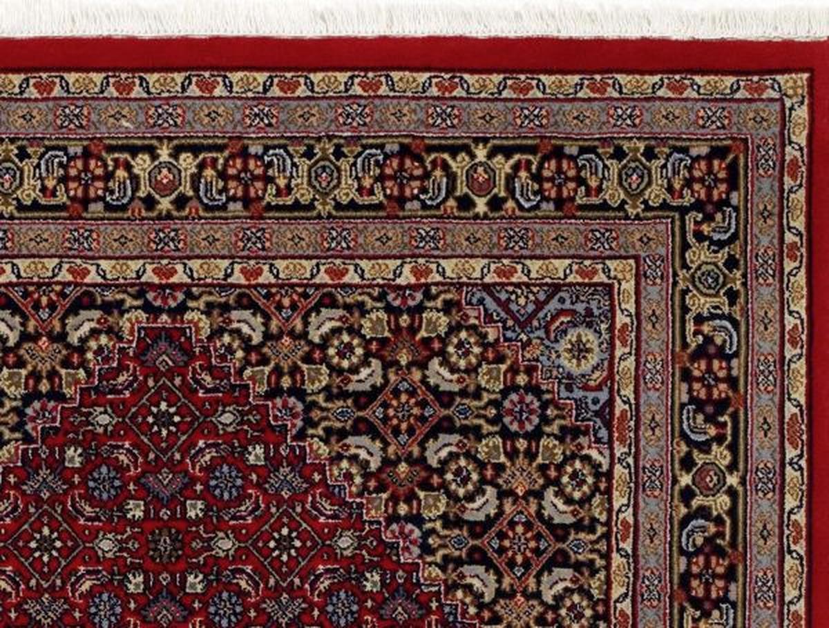 Orientalischer Webteppich Blau/Rot Bidjar 40x60 cm - Blau/Rot, Basics, Textil (40/60cm) - Cazaris