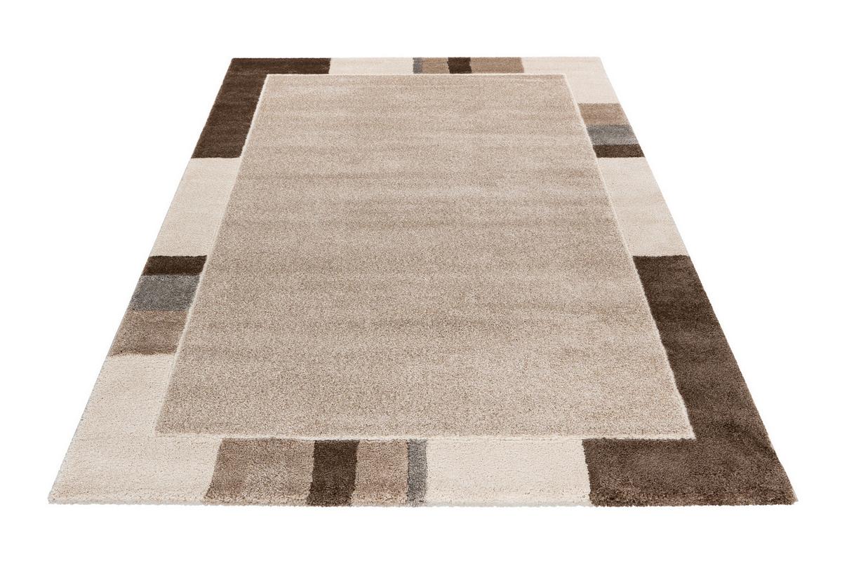 Flachwebteppich My Frisco 281 - Taupe, Basics, Textil (80/150cm) - Obsession