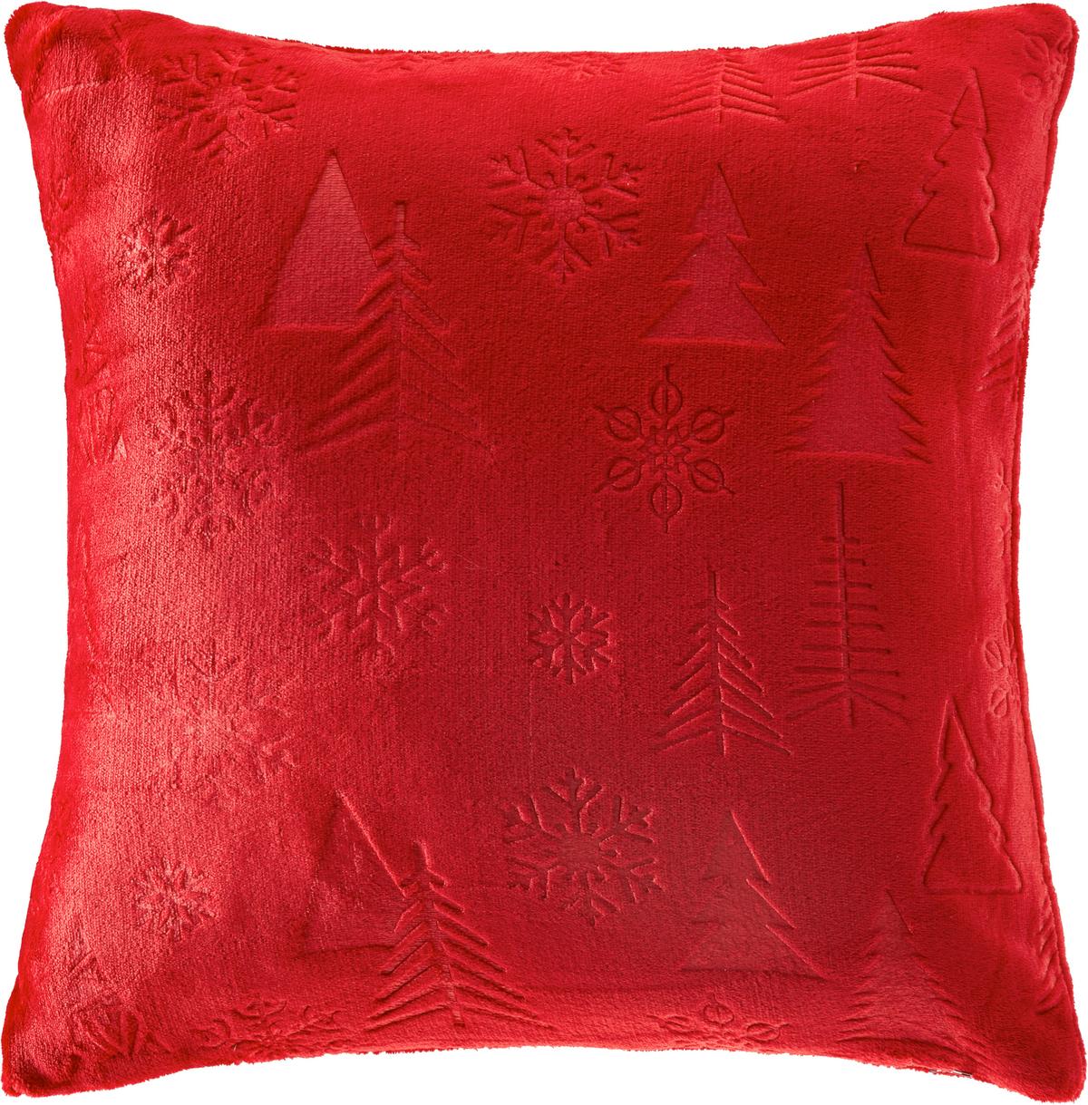Zierkissen Visby - Rot, ROMANTIK / LANDHAUS, Textil (45/45cm) - James Wood