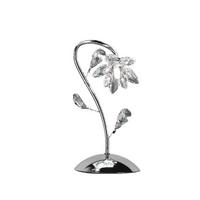 Kristall-tischleuchte 4773/l - Chromfarben, KONVENTIONELL, Glas/Metall (20/35cm)