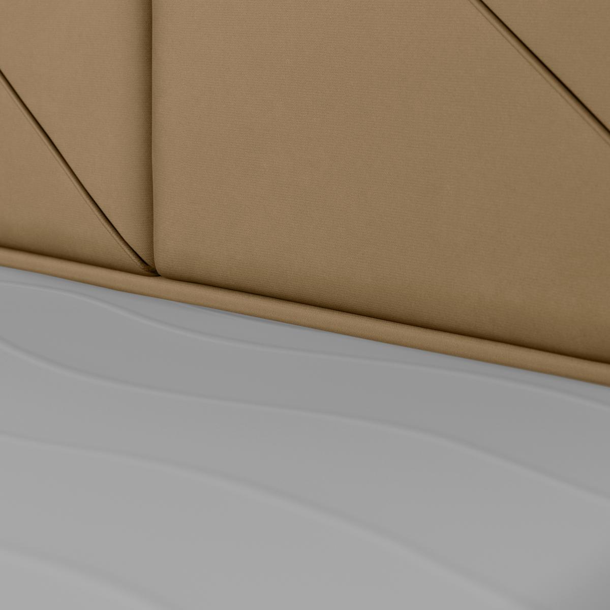 Boxspringbett mit Bettkasten Bologna 180x200 cm Beige - Beige/Schwarz, MODERN, Holz/Kunststoff (180/200cm) - MID.YOU