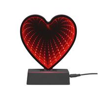 DEKORAČNÍ LED SVÍTIDLO HEARTIM - šedá/bílá, Konvenční, plast (4,6/14,5/17,9cm) - Mömax