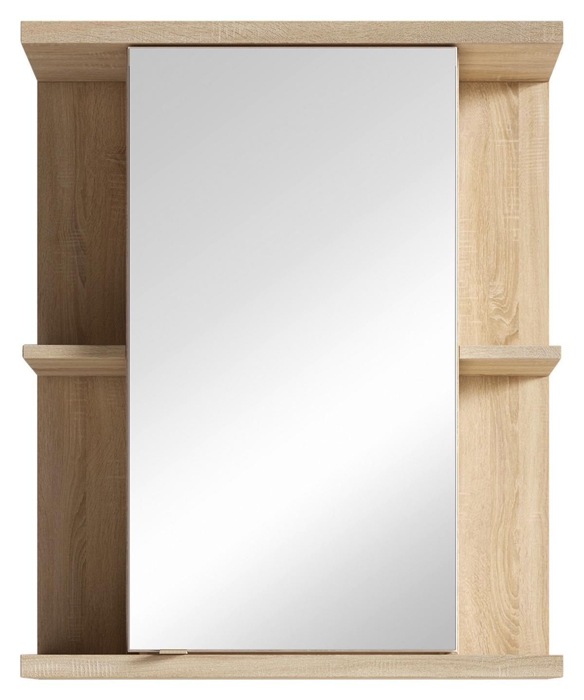 Spiegelschrank Nebraska B: 60cm Sonoma Eiche - Sonoma Eiche, MODERN, Glas/Holzwerkstoff (60/70/25cm) - MID.YOU