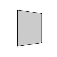 Fliegengitter Fenster 100x120 cm Anthrazit Magnetverschluss - Anthrazit, Basics (100/120cm)