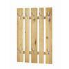 Wandgarderobe Merit Eiche-/Alufarben B: 65cm - Eichefarben/Alufarben, Basics, Holz/Holzwerkstoff (65/9/100cm) - Livetastic