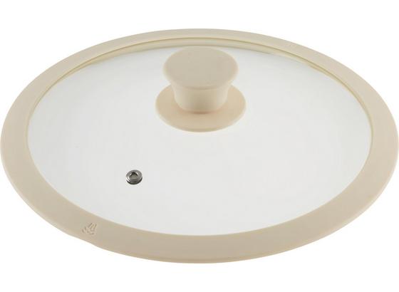 Poklice Marmor - krémová, Romantický / Rustikální, umělá hmota/sklo (24cm) - Premium Living Poklice Marmor - krémová, Romantický / Rustikální, umělá hmota/sklo (24cm) - Premium Living