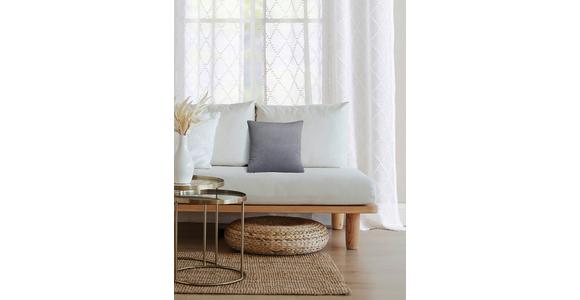 Zierkissen Elisa 45x45 Cm Polyester Anthrazit Mit Zipp - Anthrazit, ROMANTIK / LANDHAUS, Textil (45/45cm) - James Wood