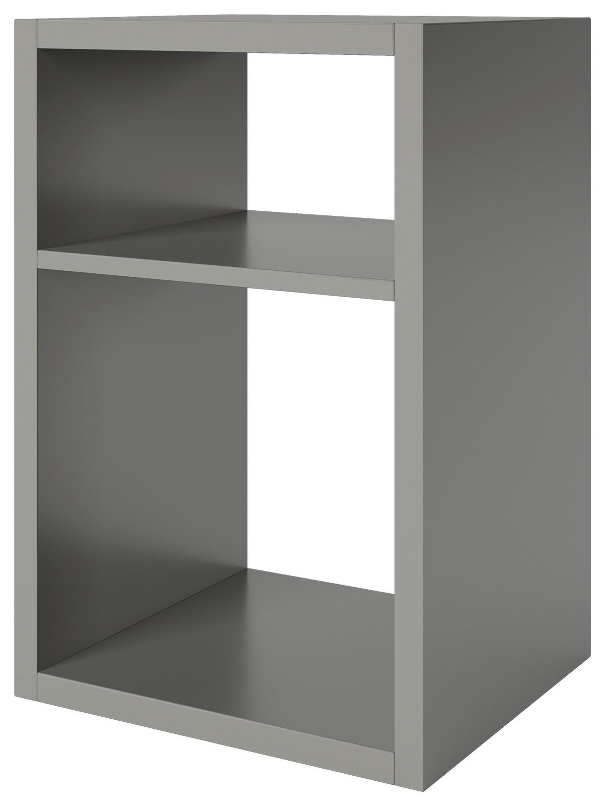 Regal Fortuna B 58cm Grau Fortuna - Grau, Basics, Holzwerkstoff (58/39/34cm) - MID.YOU