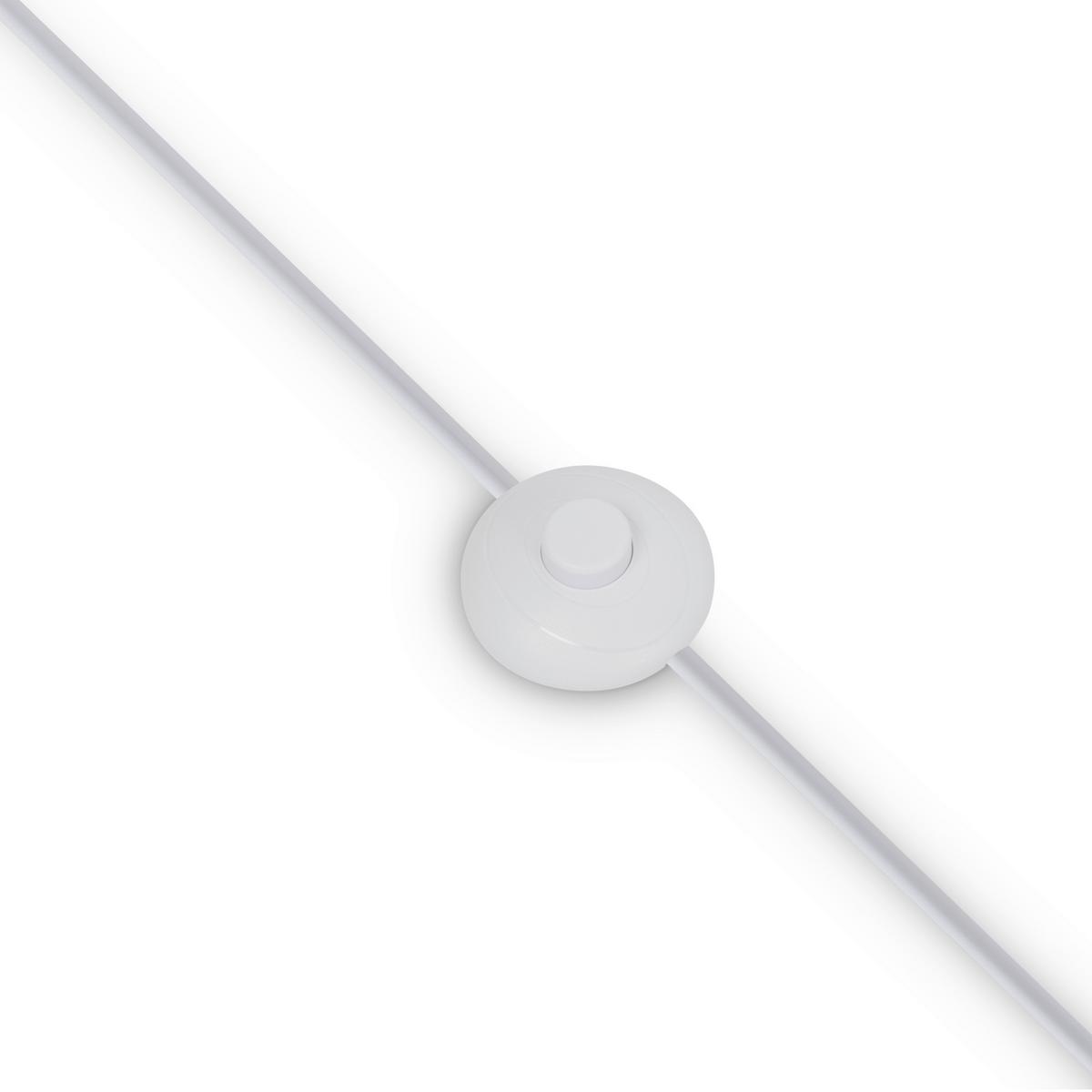 Stehleuchte Calvin - Weiß, Trend, Holz/Textil (60.7/164.2cm) - MAYTONI