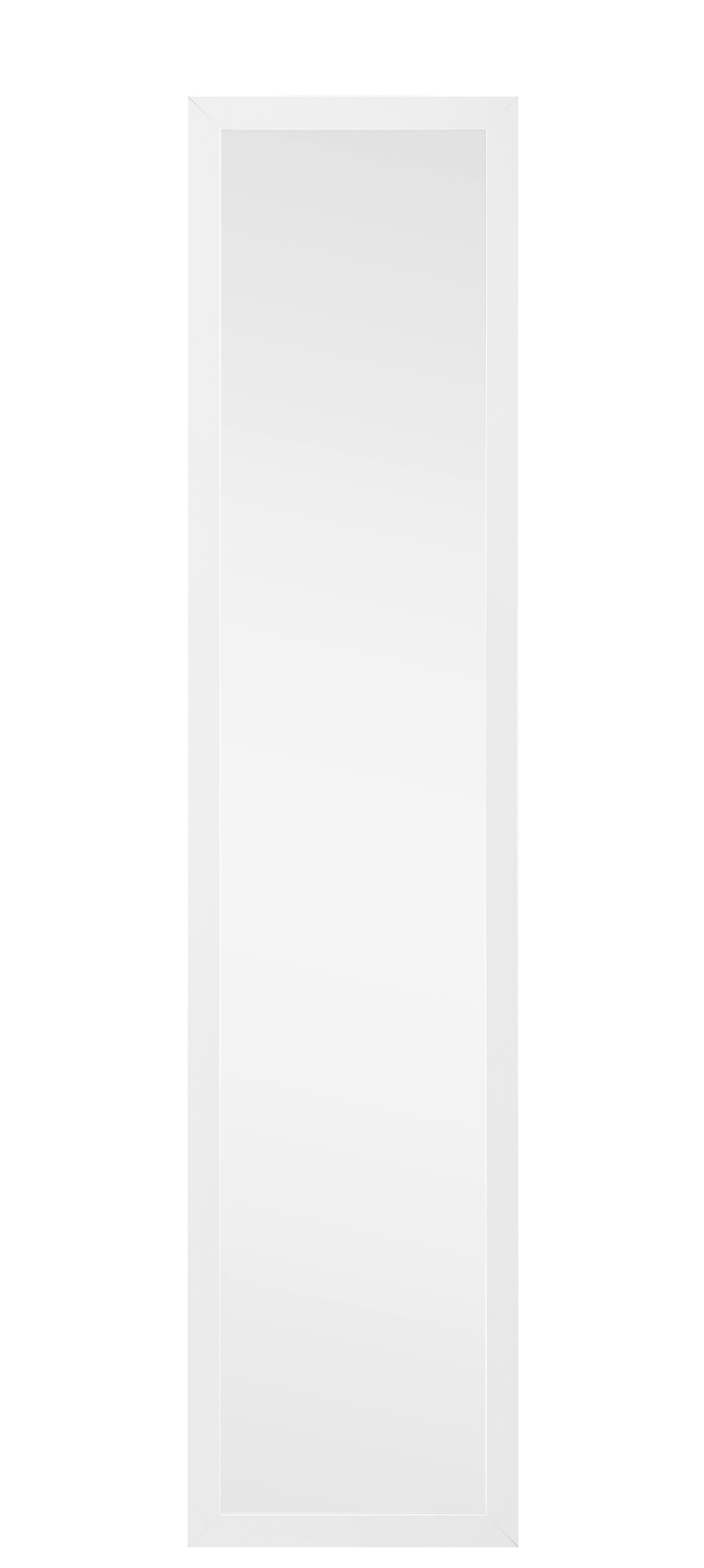 STOJACIE ZRKADLO RIO BIELA - biela, Modern, kompozitné drevo/sklo (36/156/44cm) - Mömax